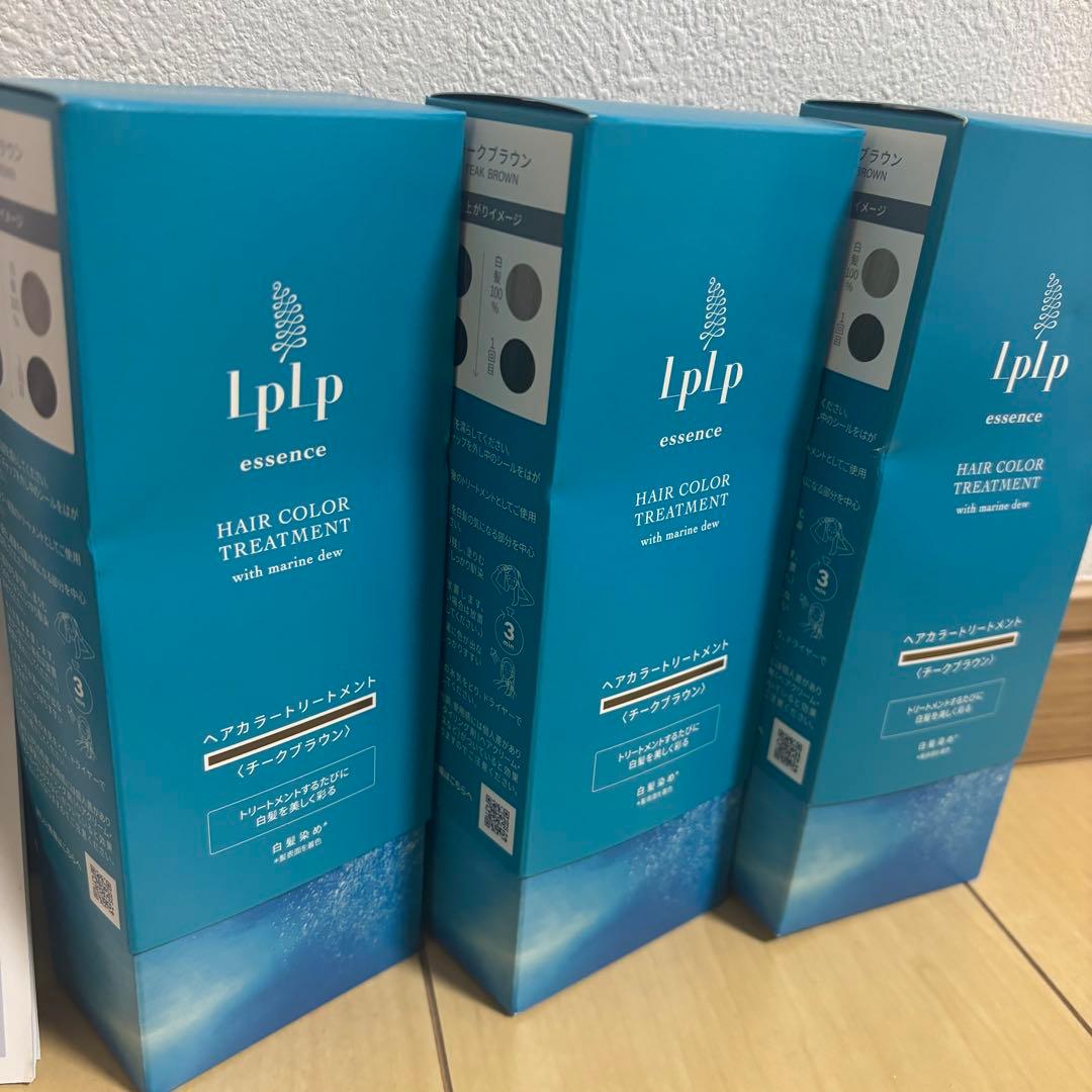lplp ルプルプ ヘアカラー トリートメント チークブラウン 3個セット