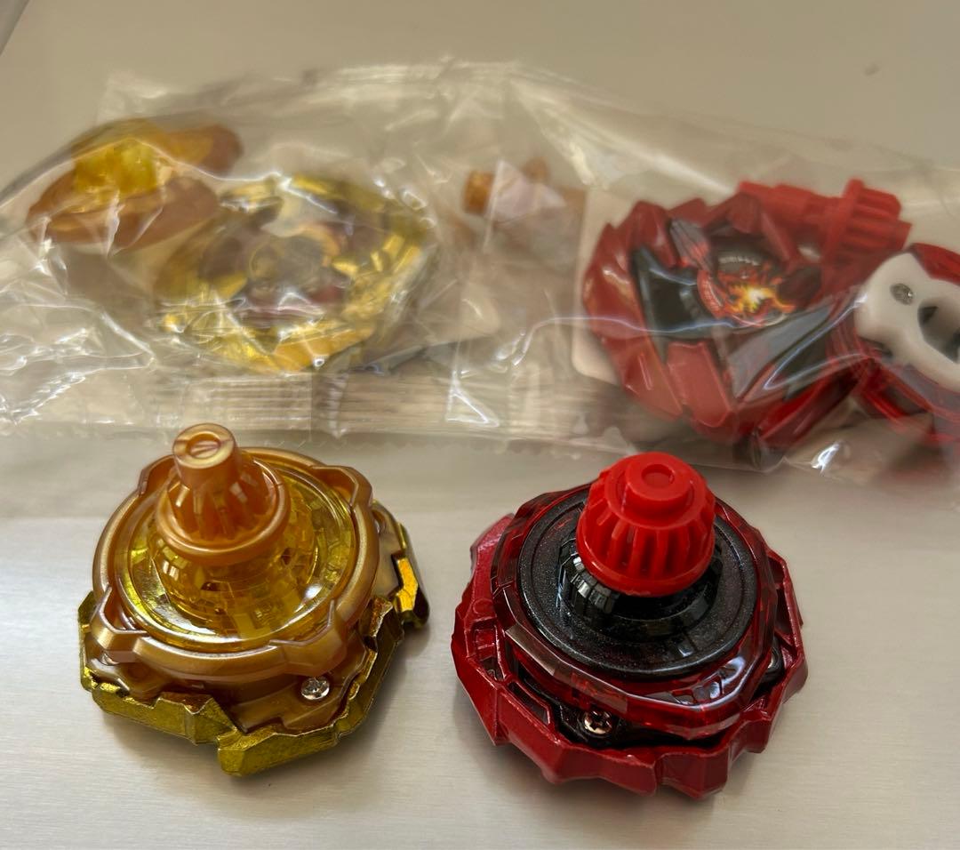 互換品】コバルトドレイクゴールド ドランバスターレッド ベイブレード