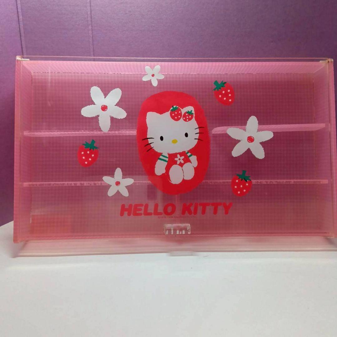 ハローキティ いちご 小物収納ボックス 平成レトロ