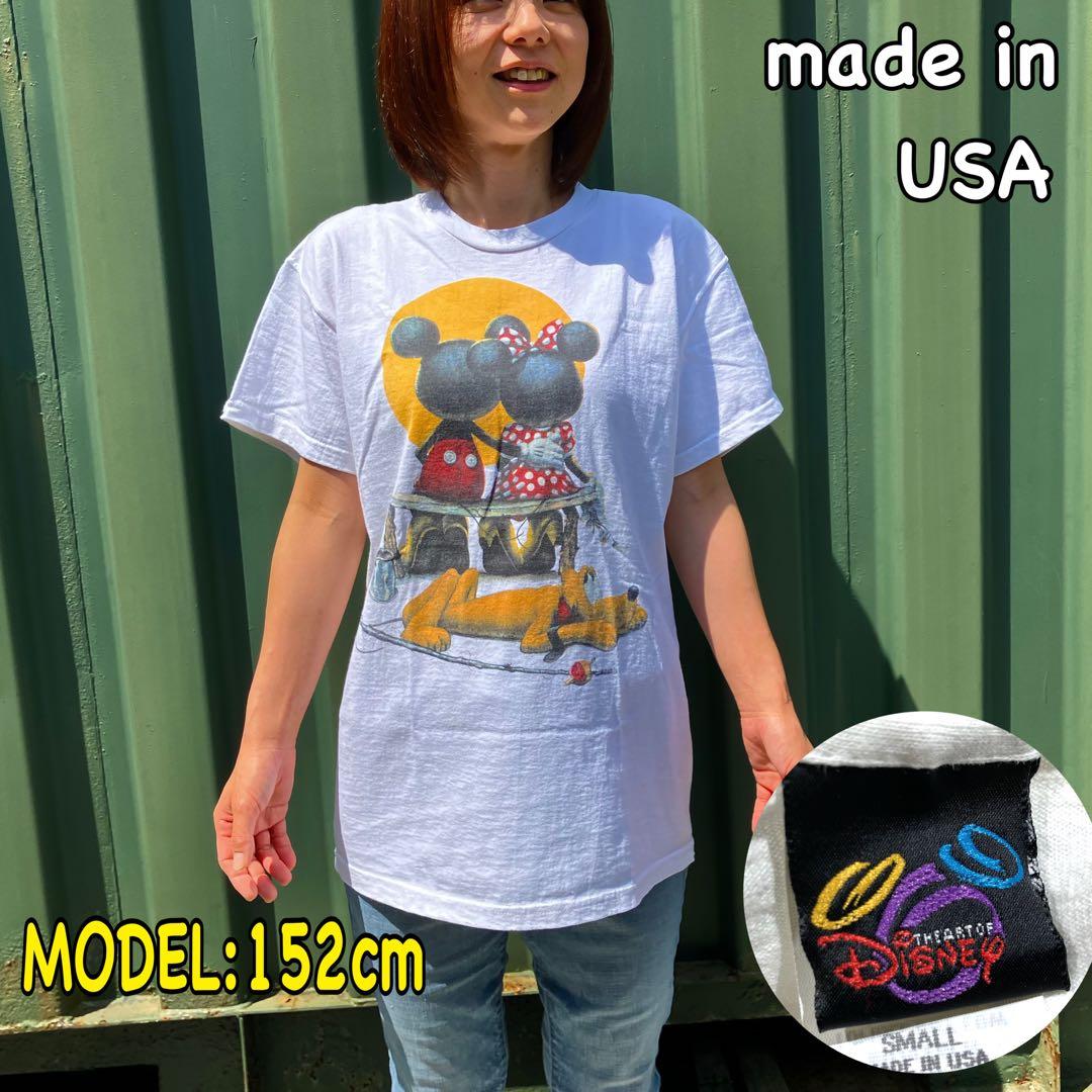 USA製 ディズニー ノーマンロックウェル tシャツ ミッキー small
