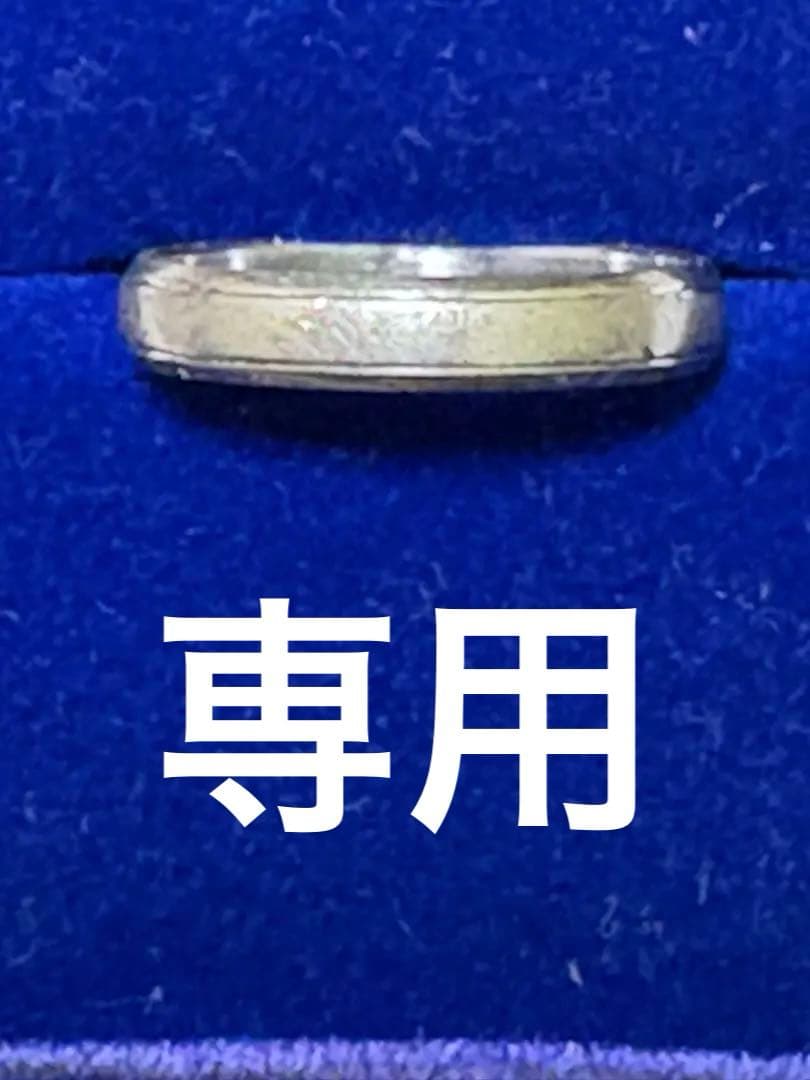 プラチナ甲丸リング　※私的刻印あり Red string 結婚指輪 ペアリング プラチナ マリッジリング 甲丸 チタン