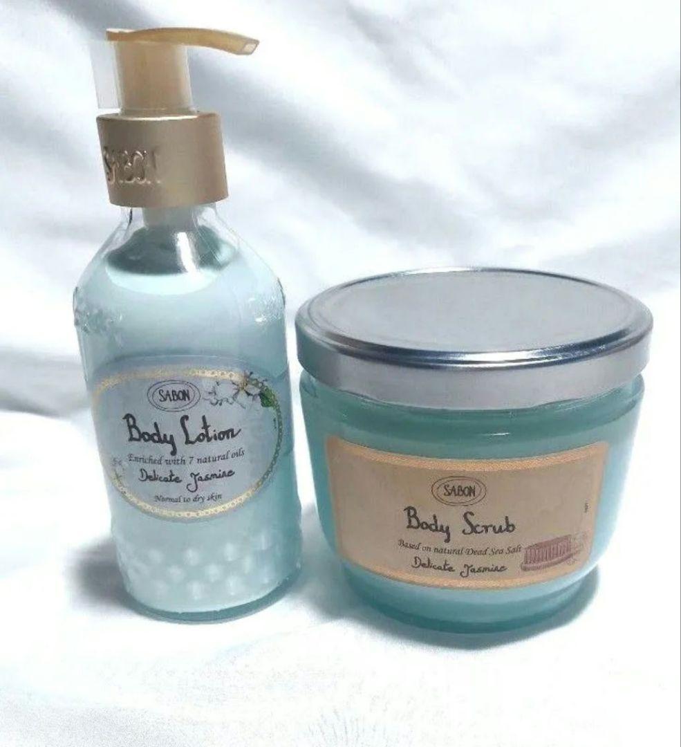 SABON ボディローションデリケートジャスミンl＆ボディスクラブ ジャスミン