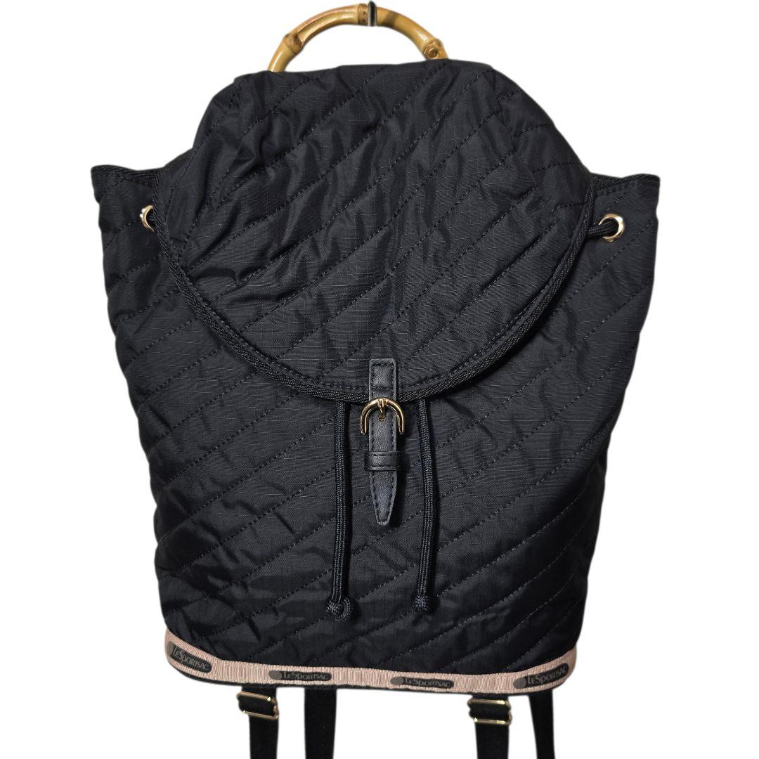 LeSportsac バンブーハンドル キルティング リュック 黒 LeSportsac×FREAK'S STORE】CLASSIC EVERYDAY BP｜リュック/バック