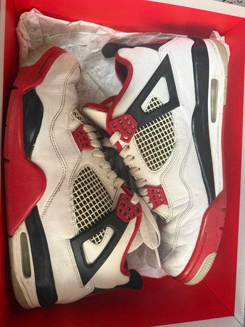 Nike Air Jordan 4 aj4 ファイヤーレッド