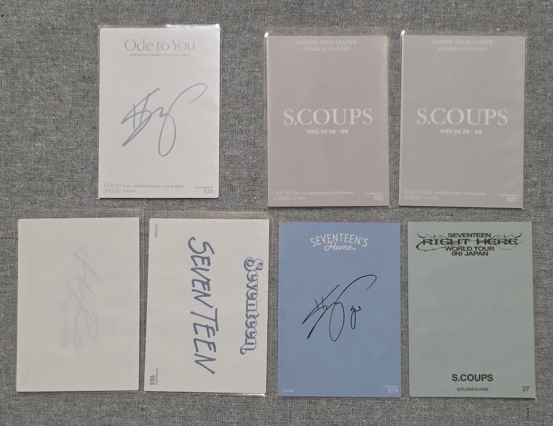 SEVENTEEN セブチ エスクプス トレカ 7枚セット - メルカリ