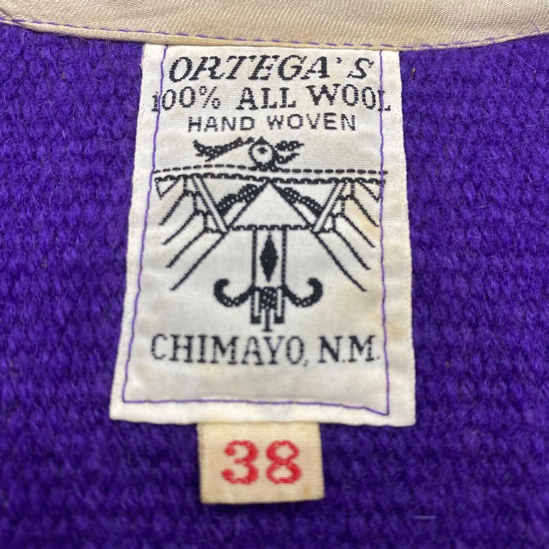 希少 オルテガ サンダーバード柄 38スクエア チマヨベスト ORTEGA'S