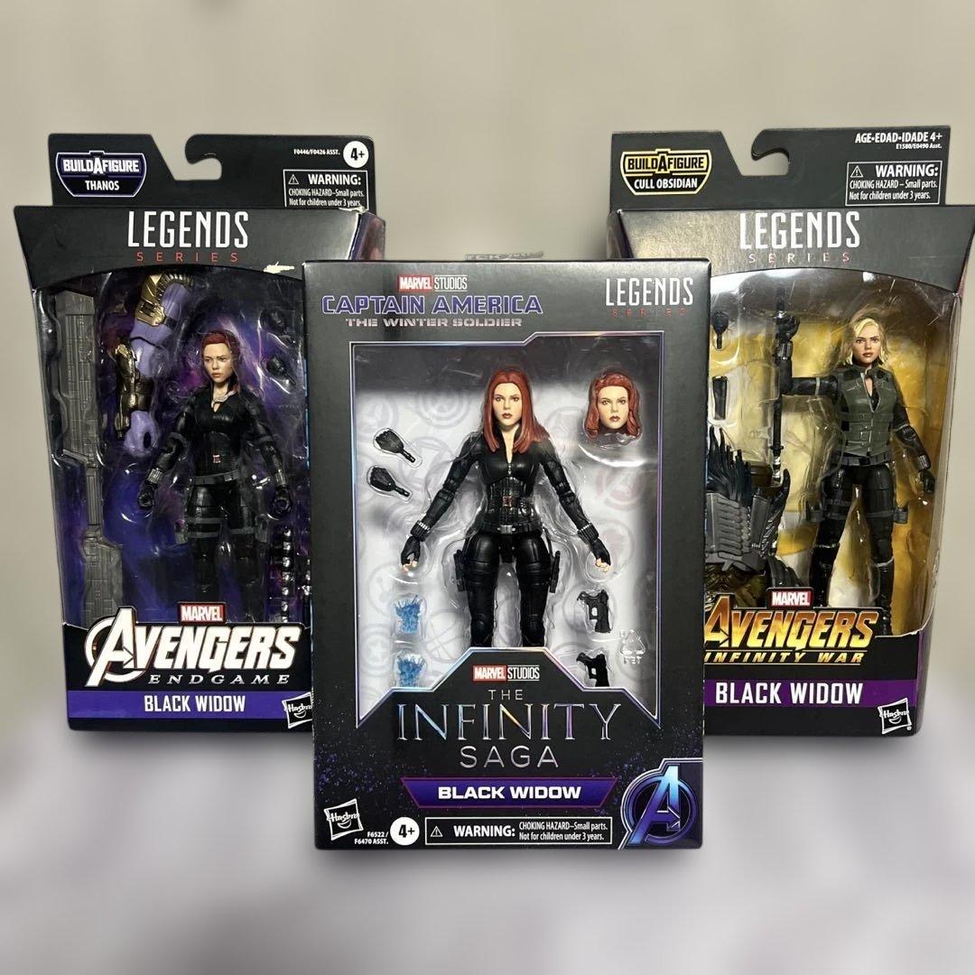 ブラック ウィドウ3個セット　マーベルレジェンド マーベルレジェンド・シリーズ マーベルコミックス 『アンキャニィX