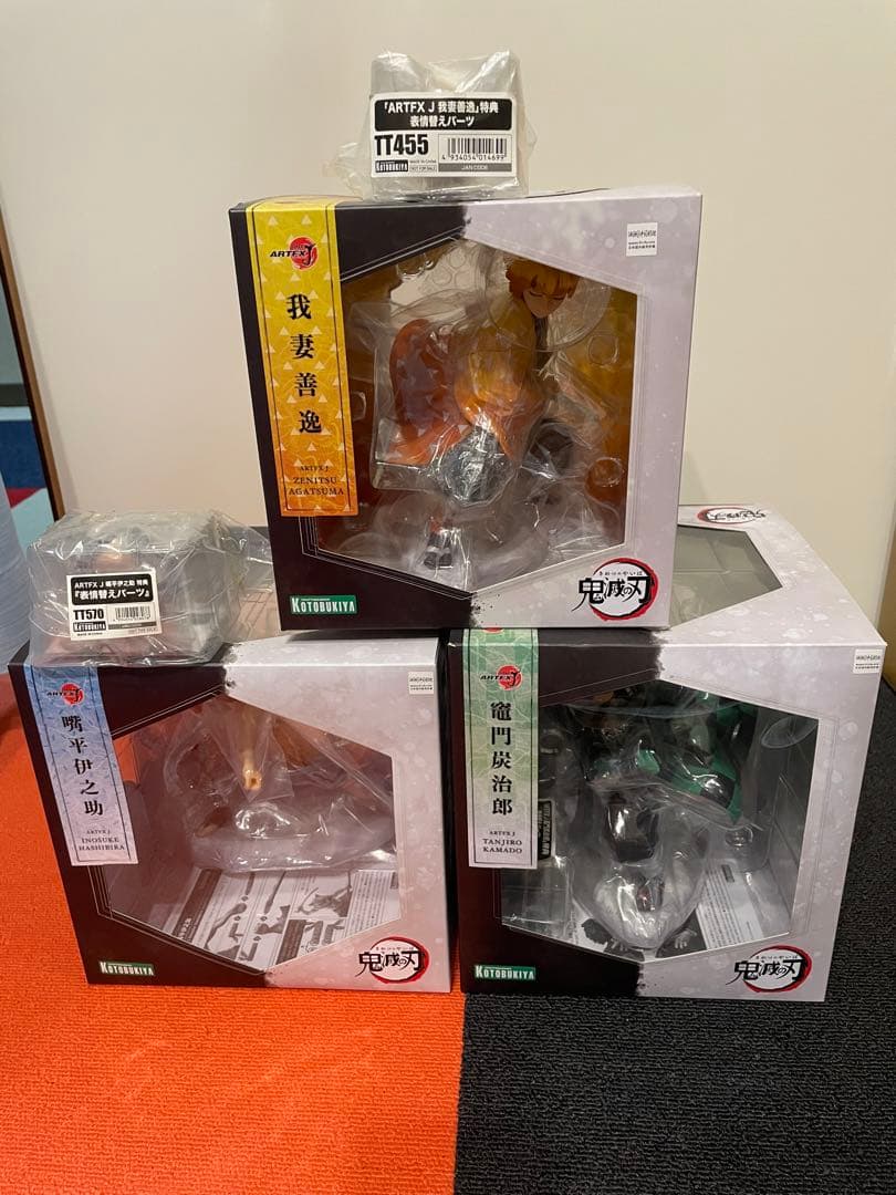 鬼滅の刃　ARTFX J フィギュア3体セット 気迫あふれる表情や力強い姿を再現した『鬼滅の刃』竈門炭治郎、禰豆子