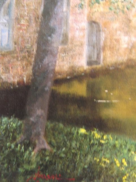 今関アキラコ、【ブルージュ】、希少な大判額装用画集より、美品