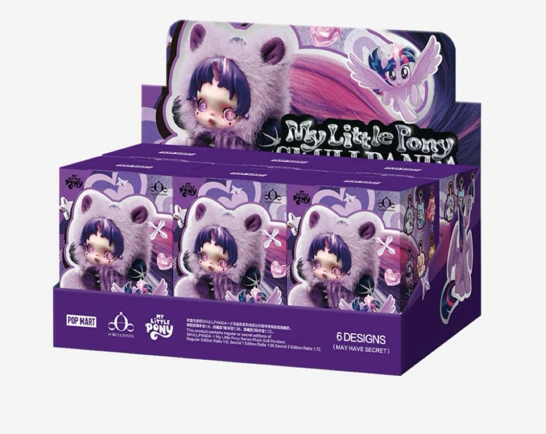 ポップマート スカルパンダ×マイリトルポニー　アソートBOX6個入り ポップマート スカルパンダ×マイリトルポニー アソートBOX6個入り