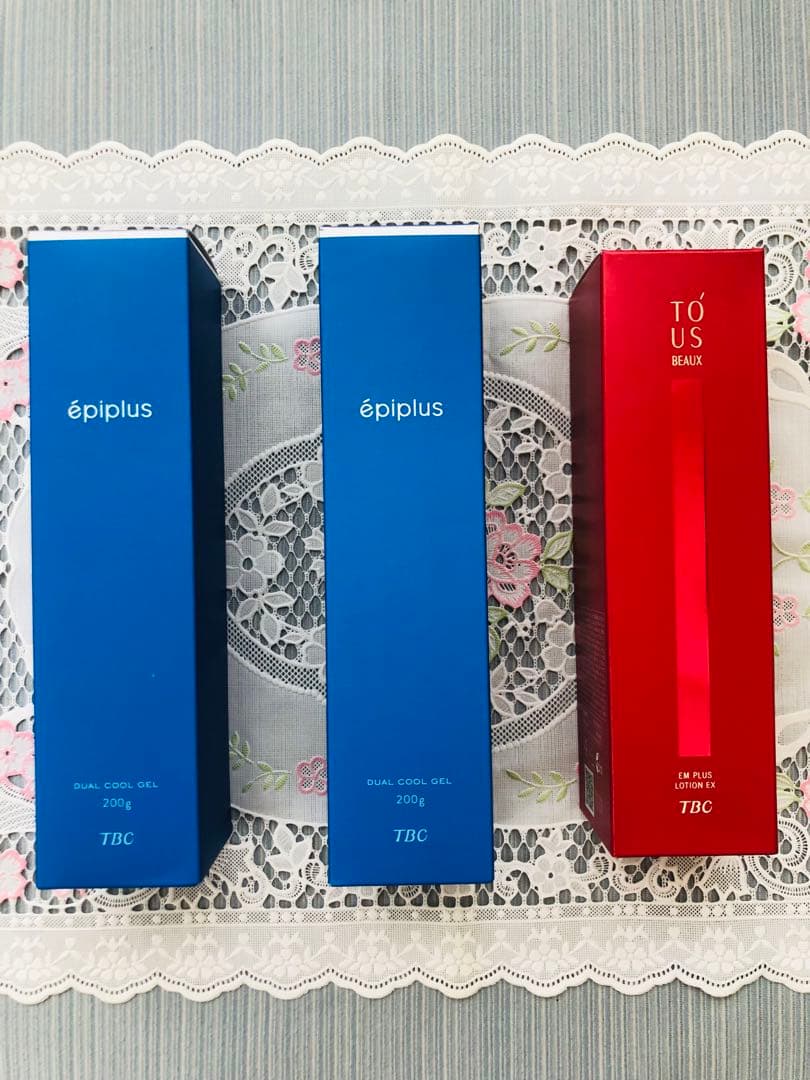 新品 TBCデュアルクールゲル200g2本 EMプラスローション130ml 1本