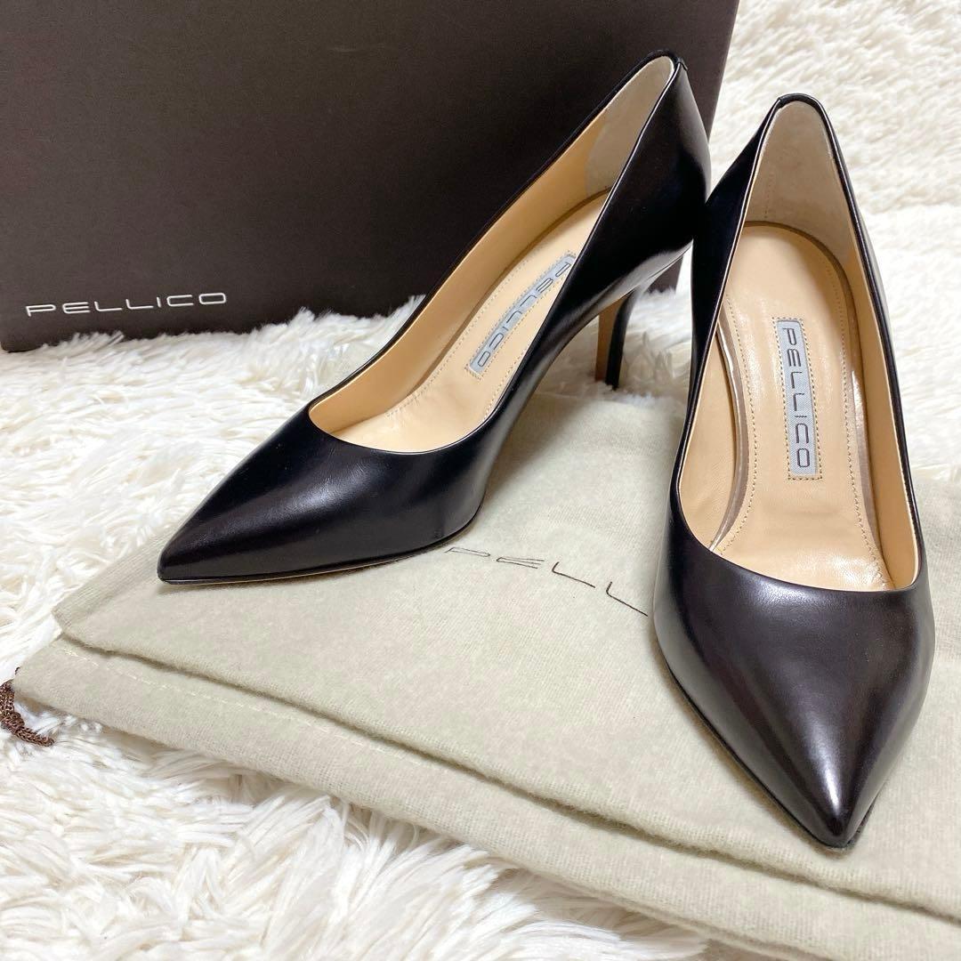 美品✨ペリーコ PELLICO ANIMA スムース　パンプス　6.5cm