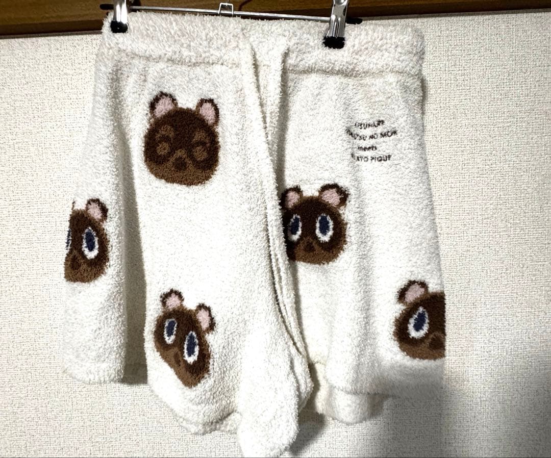 ジェラートピケ あつ森コラボ たぬきち もこもこ ルームウェア - メルカリ