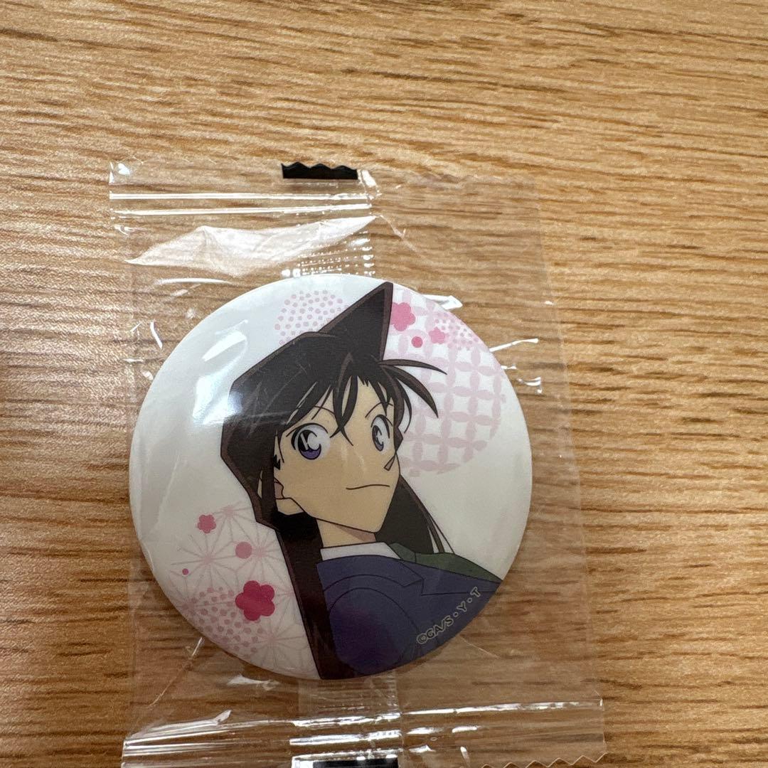 新品・未開封】名探偵コナン 缶バッジ 4点 怪盗キッド 服部平次 園子