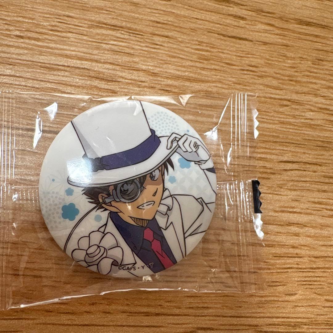 新品・未開封】名探偵コナン 缶バッジ 4点 怪盗キッド 服部平次 園子