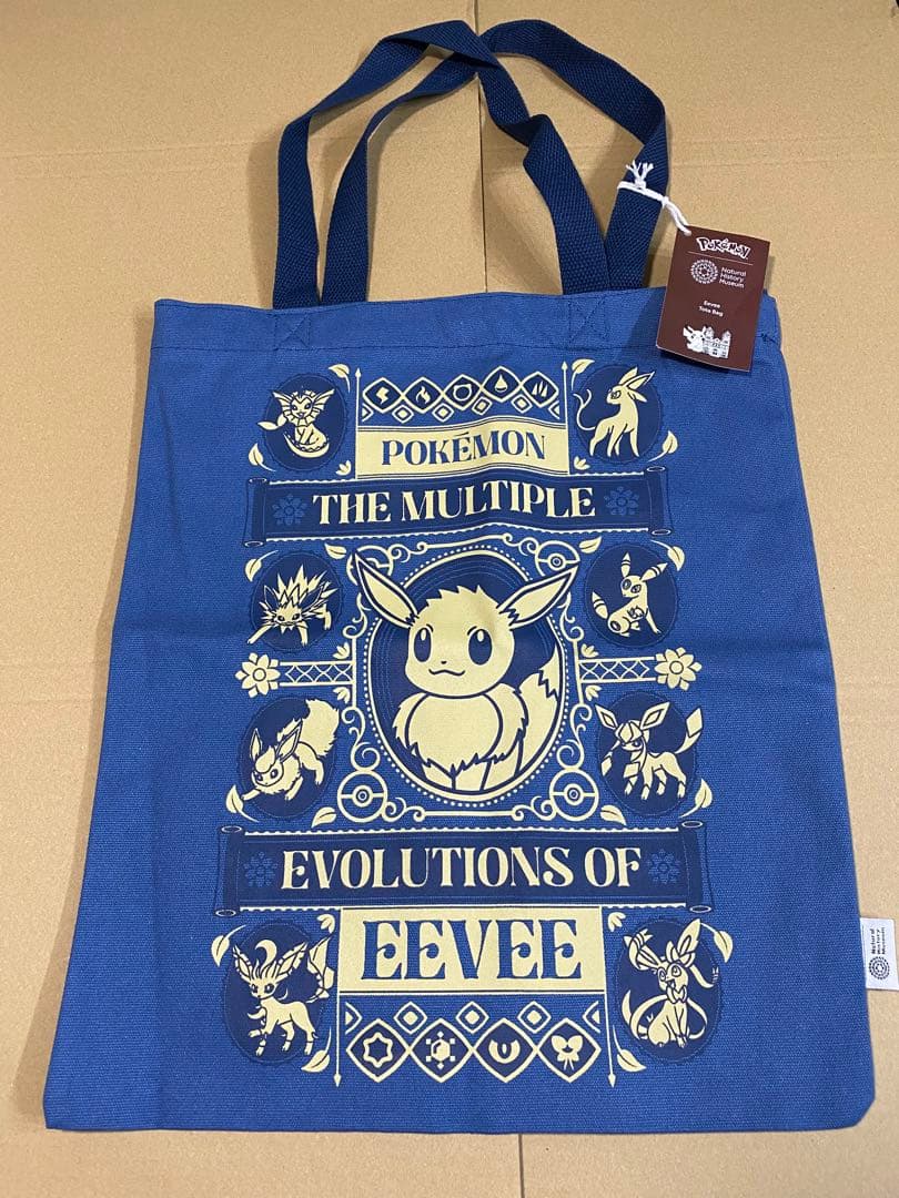 ポケモン ロンドン自然史博物館 イーブイ トートバッグ - メルカリ