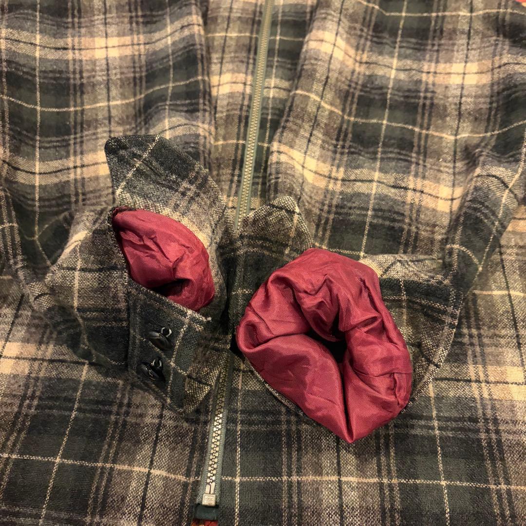 80s l.l.bean USA製 ウールシャツジャケット XL