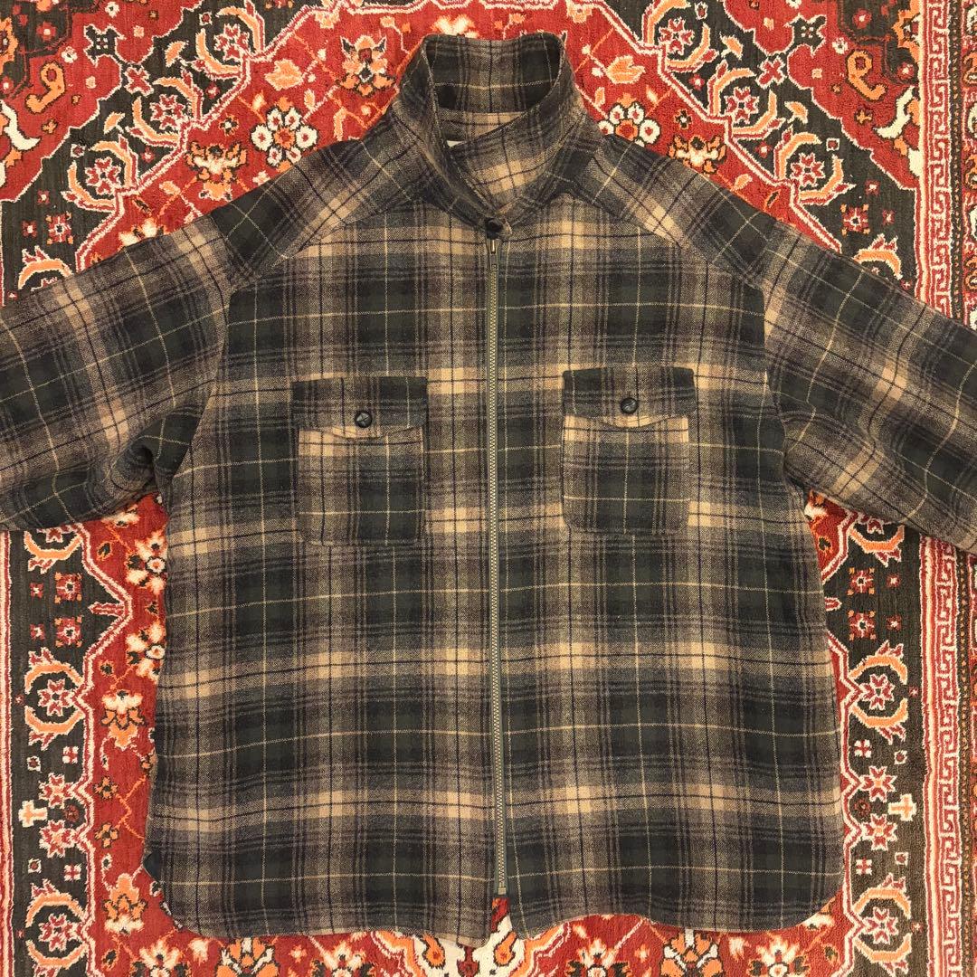 80s l.l.bean USA製 ウールシャツジャケット XL