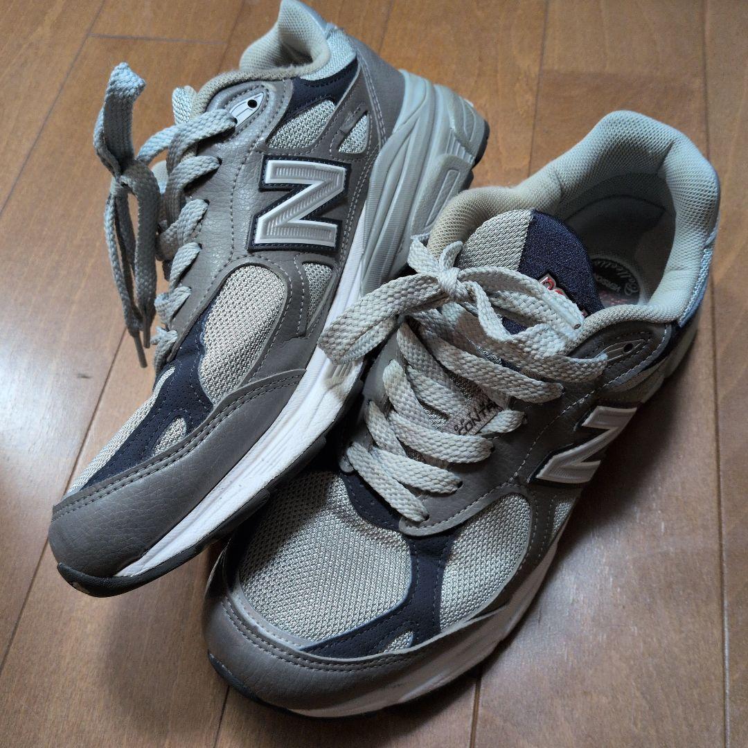 New Balance スニーカー グレー/ベージュ