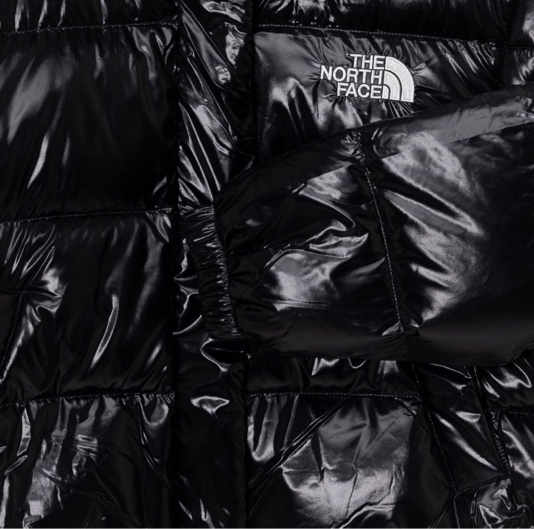 ノースフェイス 韓国 ホワイトレーベル 2way ダウン ジャケット 黒