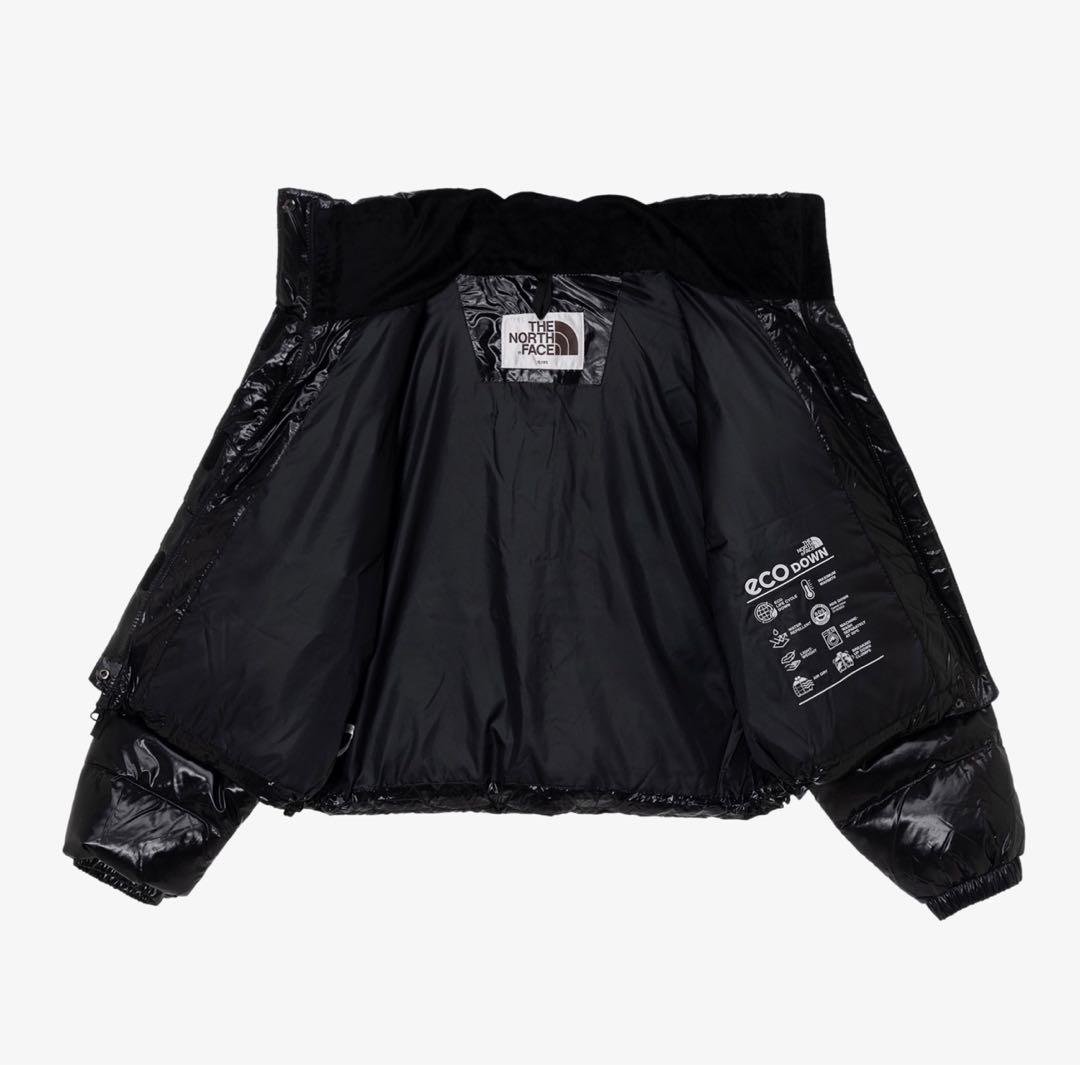ノースフェイス 韓国 ホワイトレーベル 2way ダウン ジャケット 黒