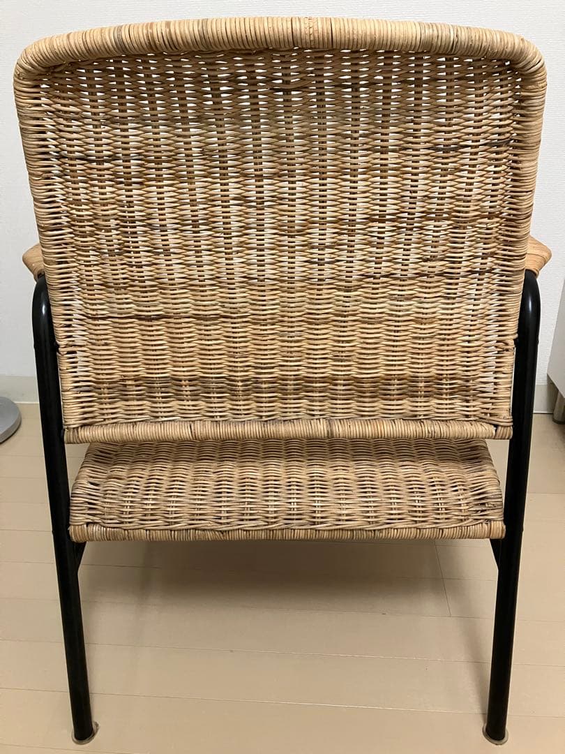 引取限定】IKEA ウルリクスベリ ラタン アームチェア 北欧 - メルカリ