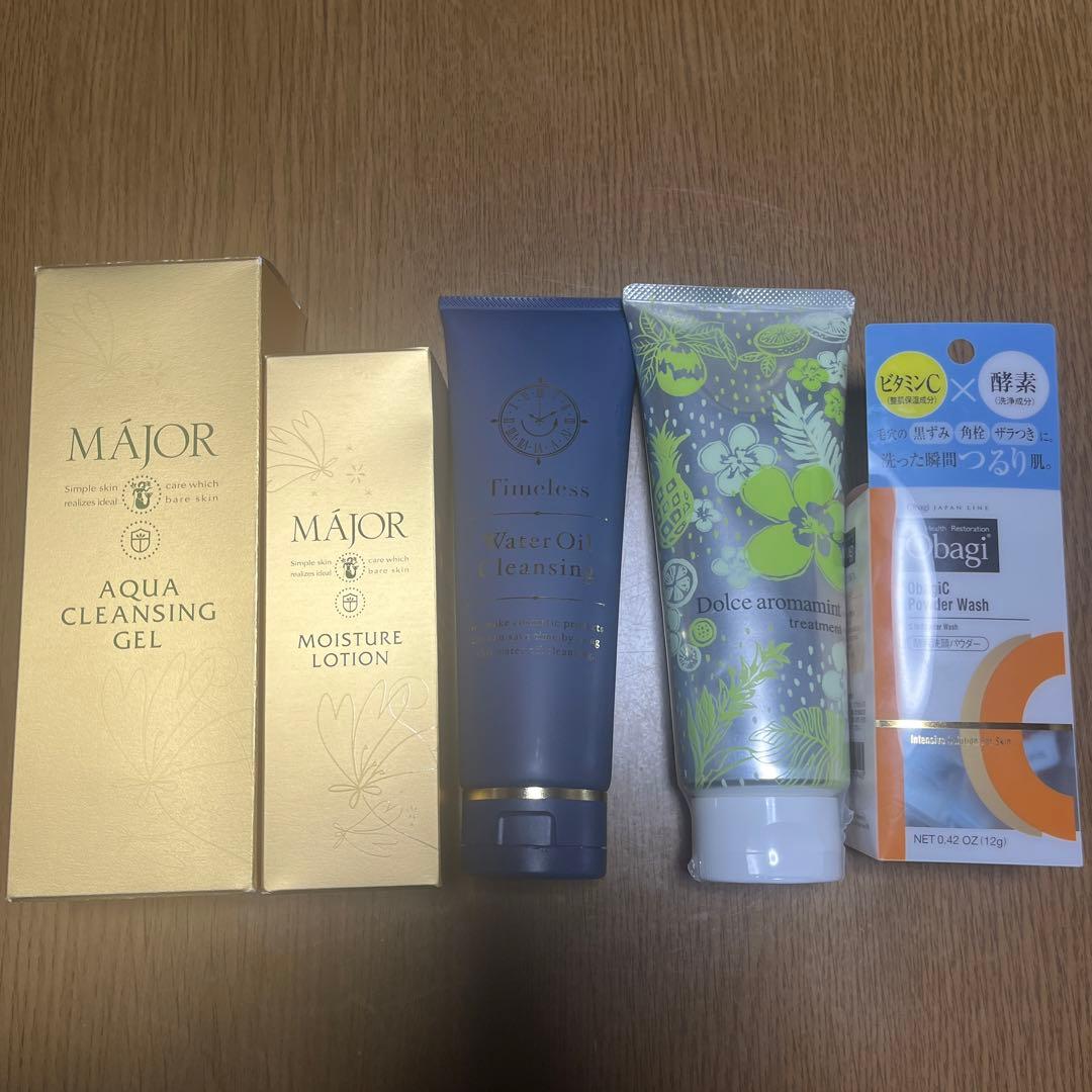 洗顔セット(マジャール、オバジC、タイムレス、アジューダドルチェ)