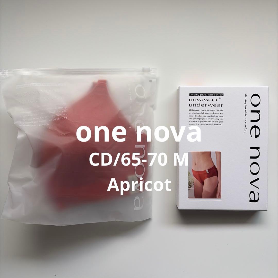 新品　ワンノバ　ブラ＆ショーツセット　apricot one nova