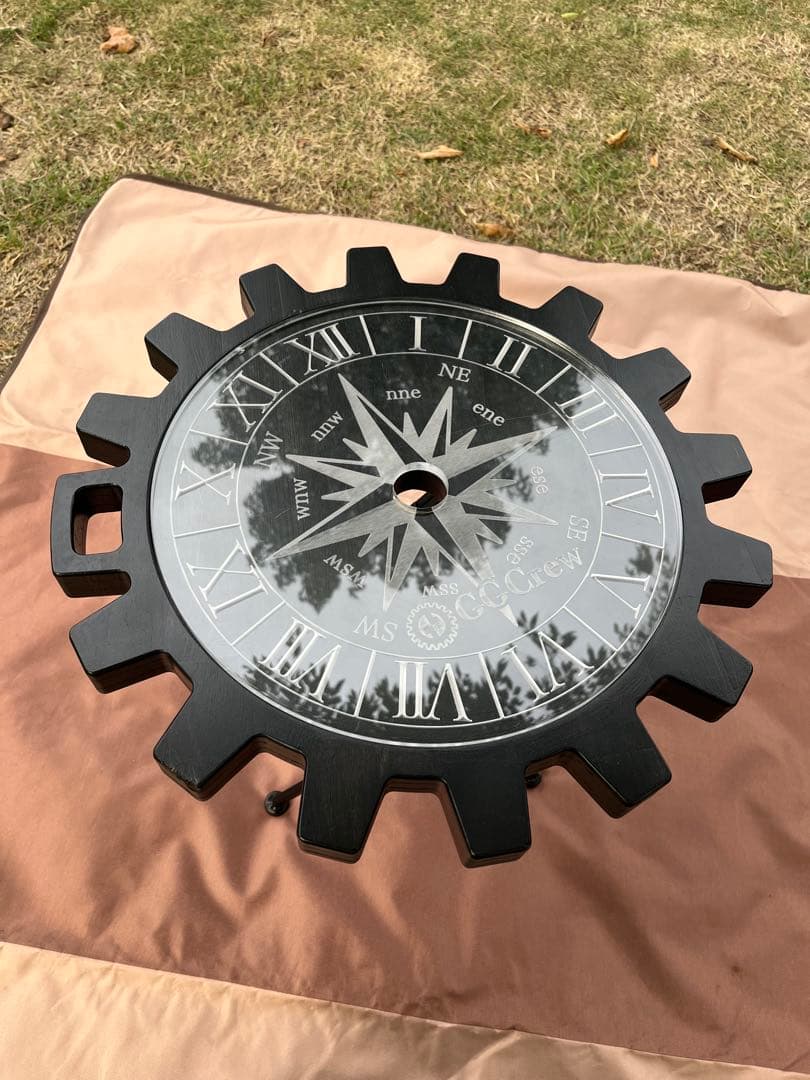 胡麻麦茶様専用！！GGCrewマジックテーブル 鉄脚バージョン コンパス