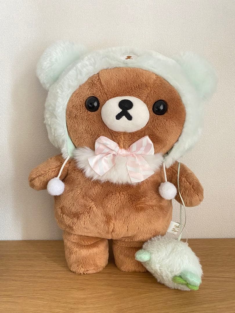 リラックマ　ハッピーアイスクリーム　ぬいぐるみM チャイロイコグマ