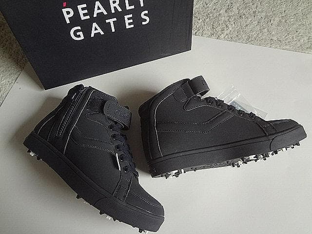 パーリーゲイツ(23.5CM)ハイカットお洒落レディースゴルフシューズ