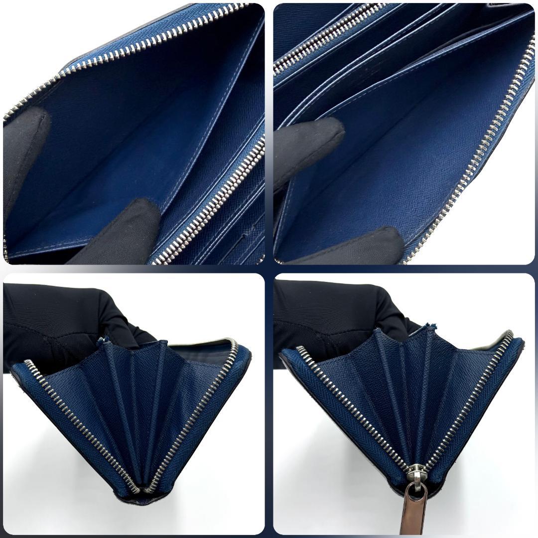 ルイヴィトン エピ ジッピーウォレット アンディゴブルー 新型 NM 長