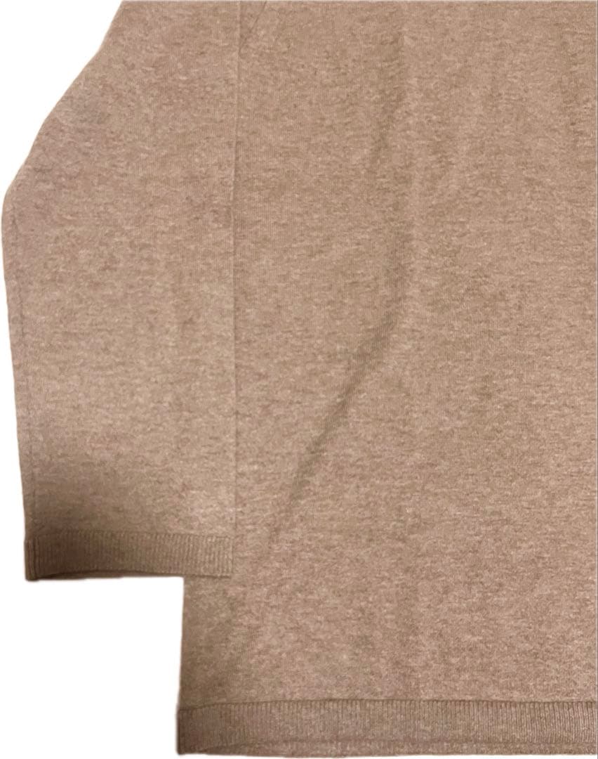 新品【L】モカ MUJI LABO 自然 カシミヤ タートルネックセーター ラボ