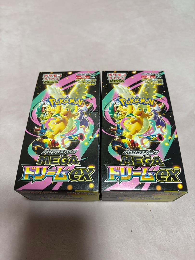 ポケモンカード MEGA ドリームex 2BOX まとめ売り シュリンクなし