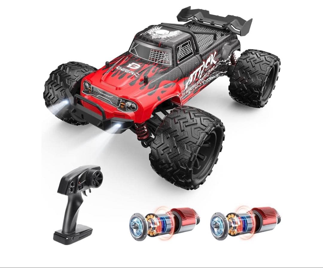 DEERC ラジコンカー 9500EN DEERC ラジコン ラジコンカー 速い オフロード 4WD デュアルモーター