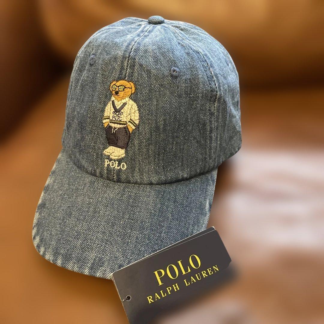 未使用POLO RALPH LAUREN ポロ ラルフ ローレン　デニムキャップ