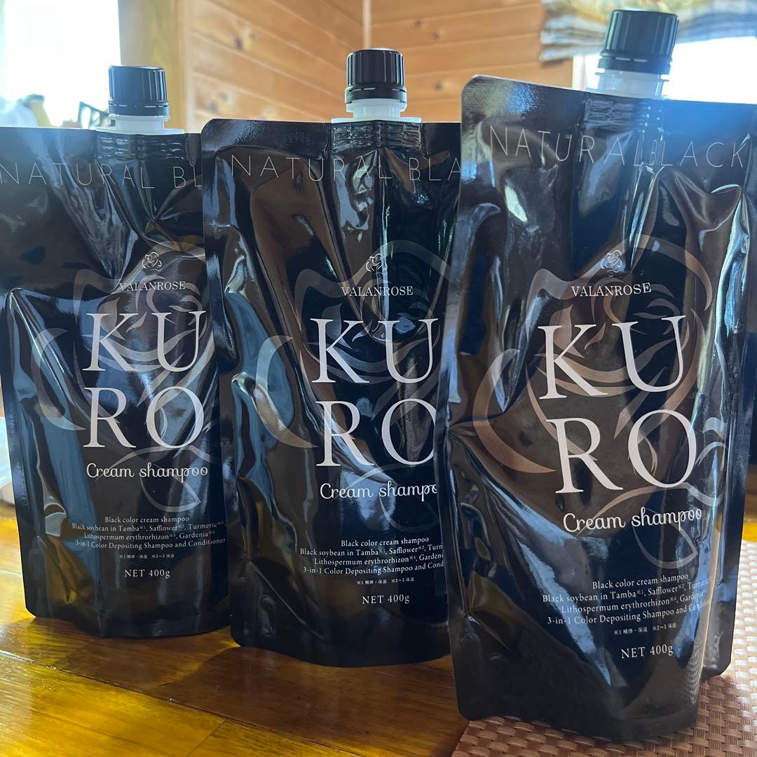 カラーリング・白髪染め VALANROSE KURO cream shampoo