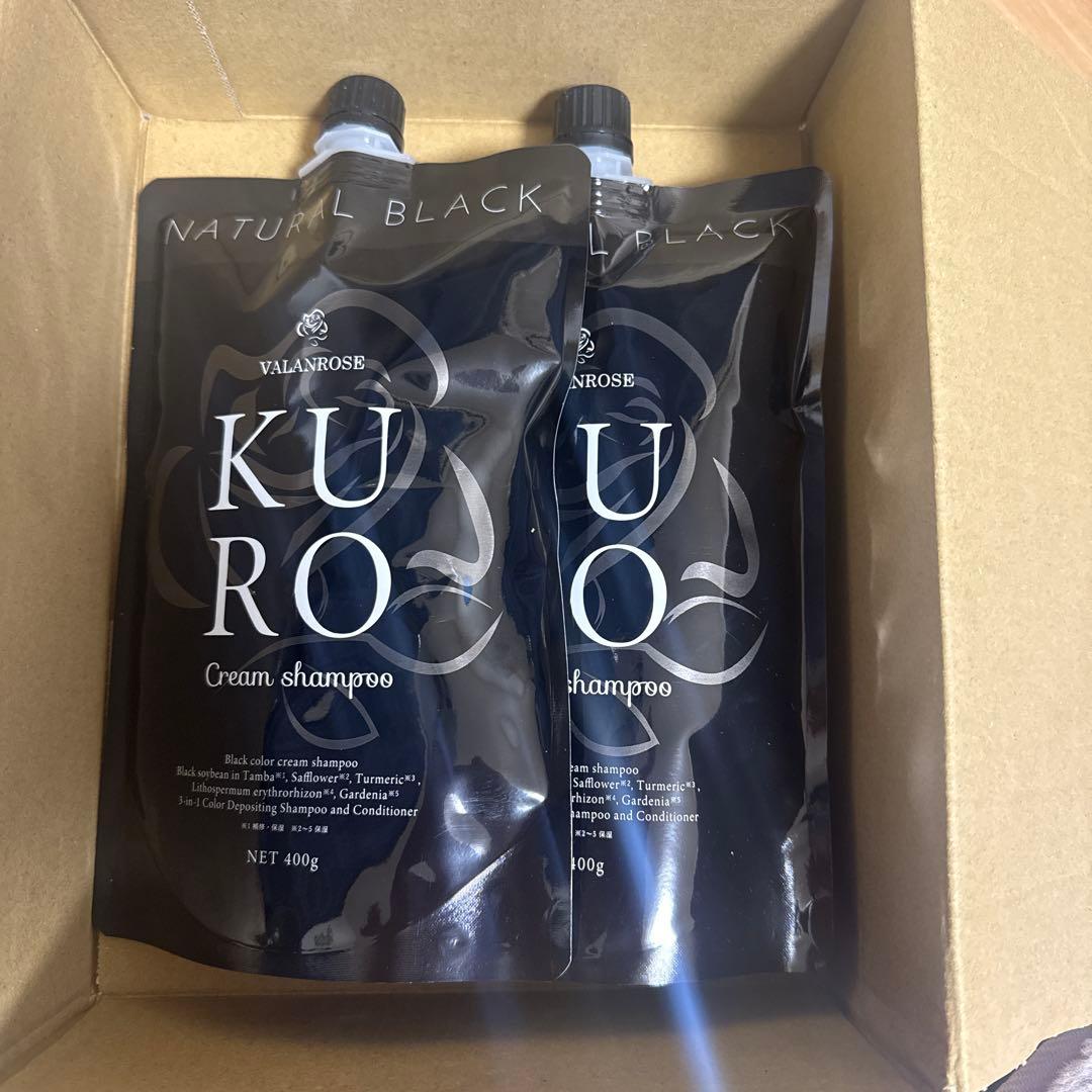 VALLANROSE KURO Cream Shampoo 400g 2個セット 楽天市場】【LINEお友だち追加で500円クーポン】2個セット KURO
