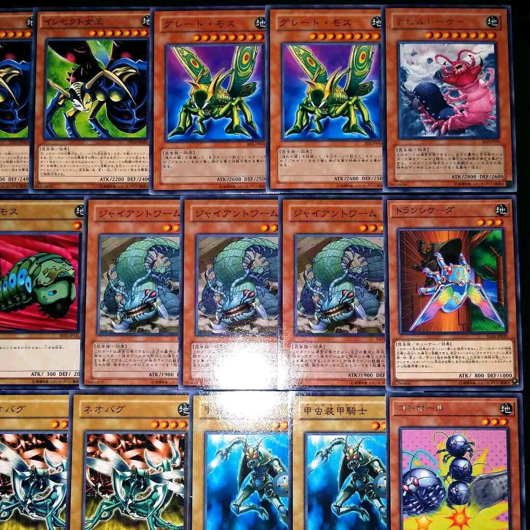 41 遊戯王 グレートモスデッキ 40枚＋EX15枚‼ インセクター羽蛾 - メルカリ