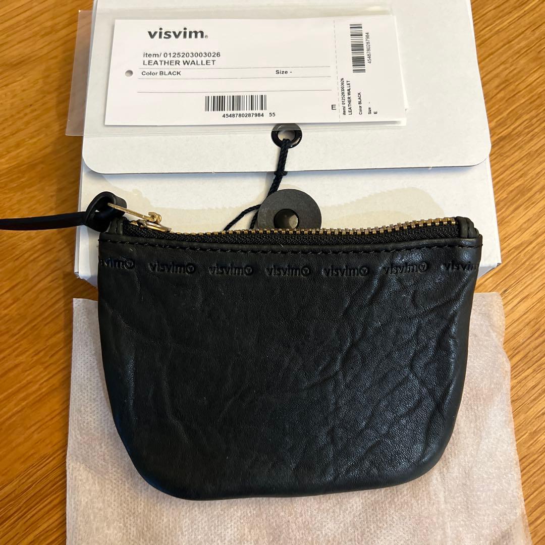 visvim LEATHER WALLET BLACK レザーウォレット　新品