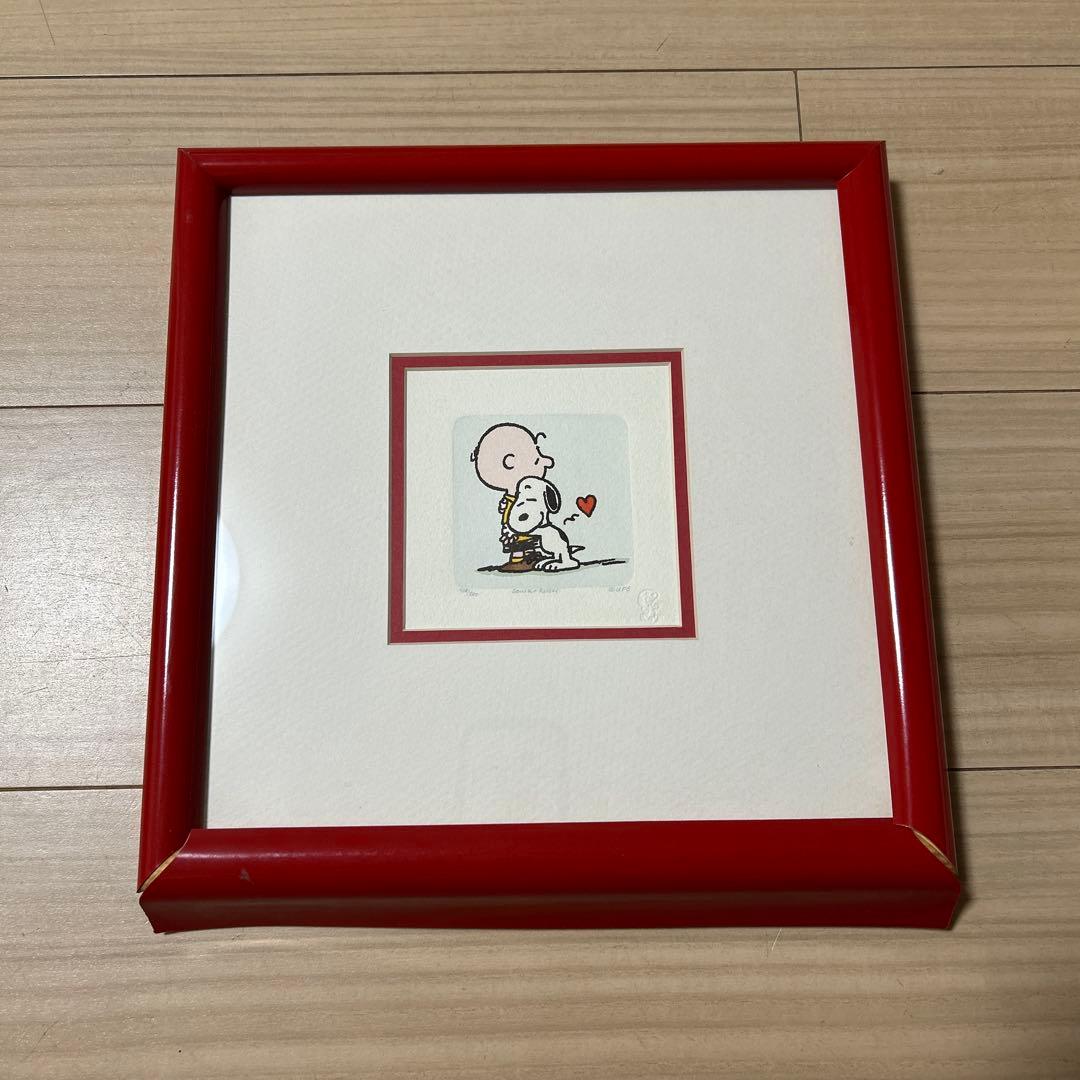 「チャーリーブラウン＆スヌーピー」エッチング 世界限定500枚USA