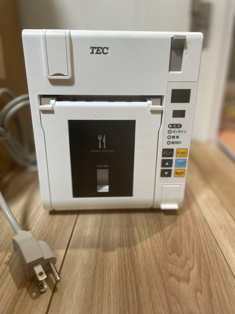 【美品】使用歴1年TEC KCP-300 レシートプリンター