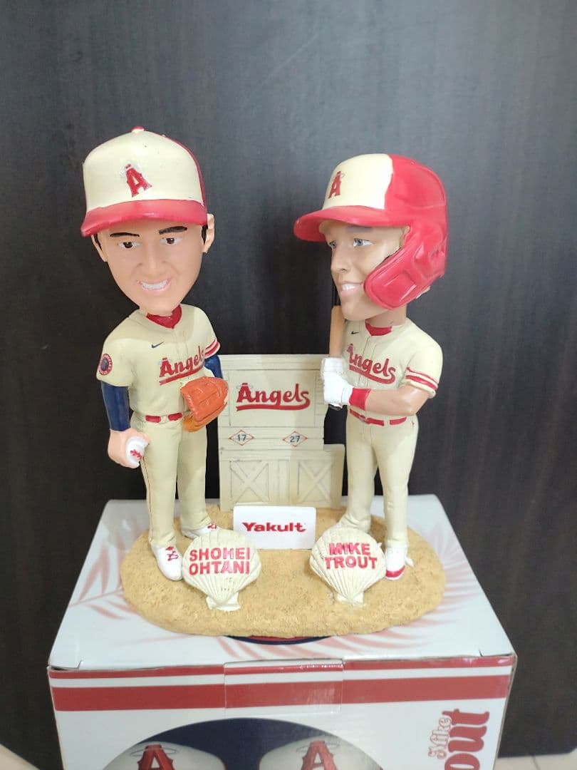 大谷翔平＆トラウト　ボブルヘッド