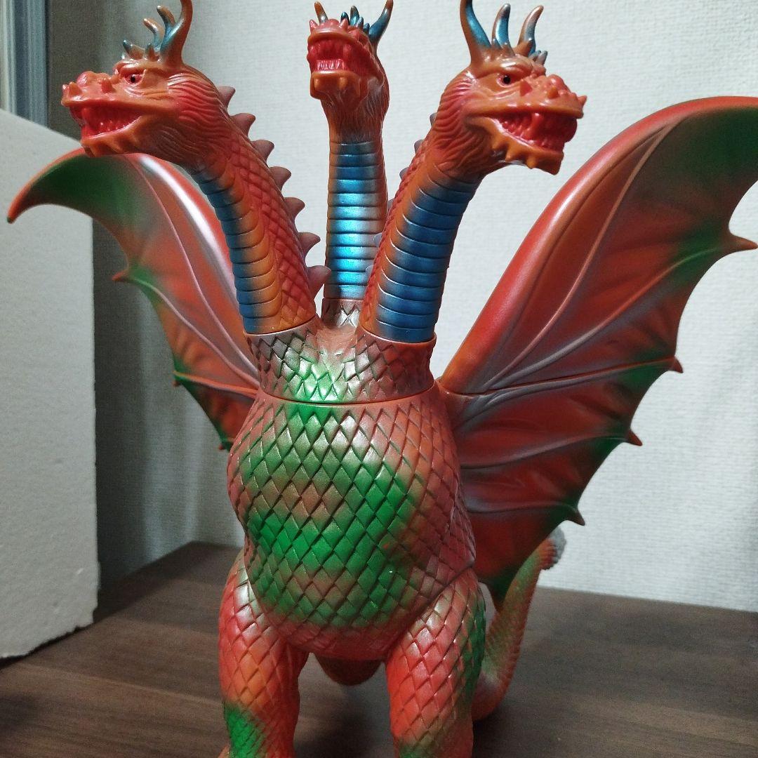 マルサン　キングギドラ　ソフビ　450サイズ　ジャイアント　always マルサン キングギドラ450 ソフビ 美品 怪獣｜Yahoo!フリマ（旧PayPay