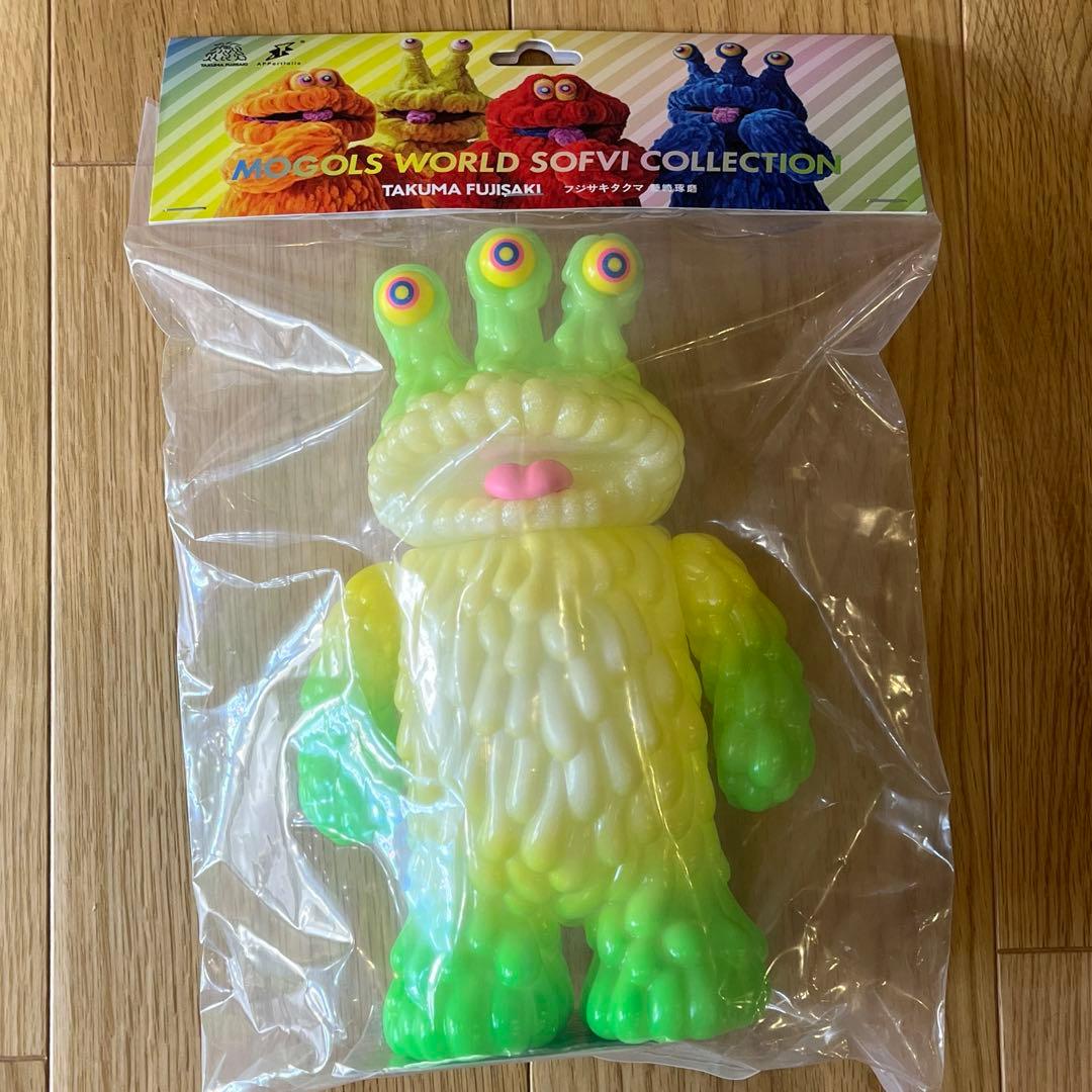 【新品】フジサキタクマ モールミュータント　ジョグ　JOG ソフビ　蓄光　限定品 モンスターアタックトウキョウ展ソフビ販売について！ 28日からソフビ