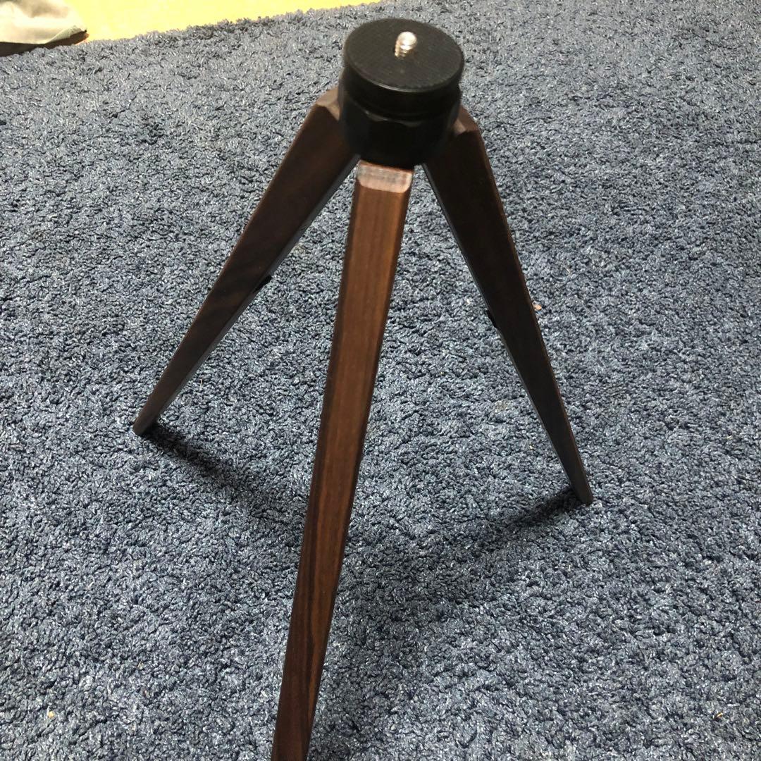 にわとり‼️ 木製三脚、3/8アダプター付き