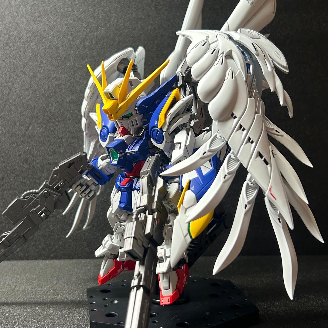 MGSD ウイングガンダムゼロEW 全塗装 完成品 - メルカリ