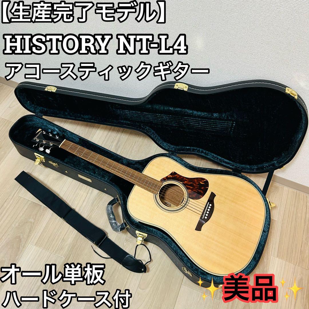 オール単板　HISTORY NT-L4 アコースティックギター