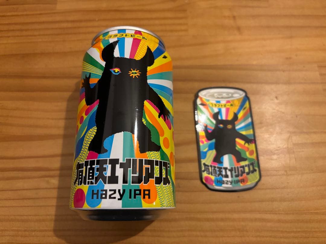有頂天エイリアンズ HAZY IPA1缶 限定ステッカーとグラスセット - メルカリ