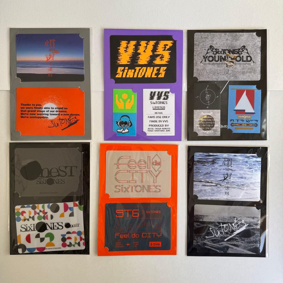 SixTONES 歴代ツアー ステッカーセット - メルカリ